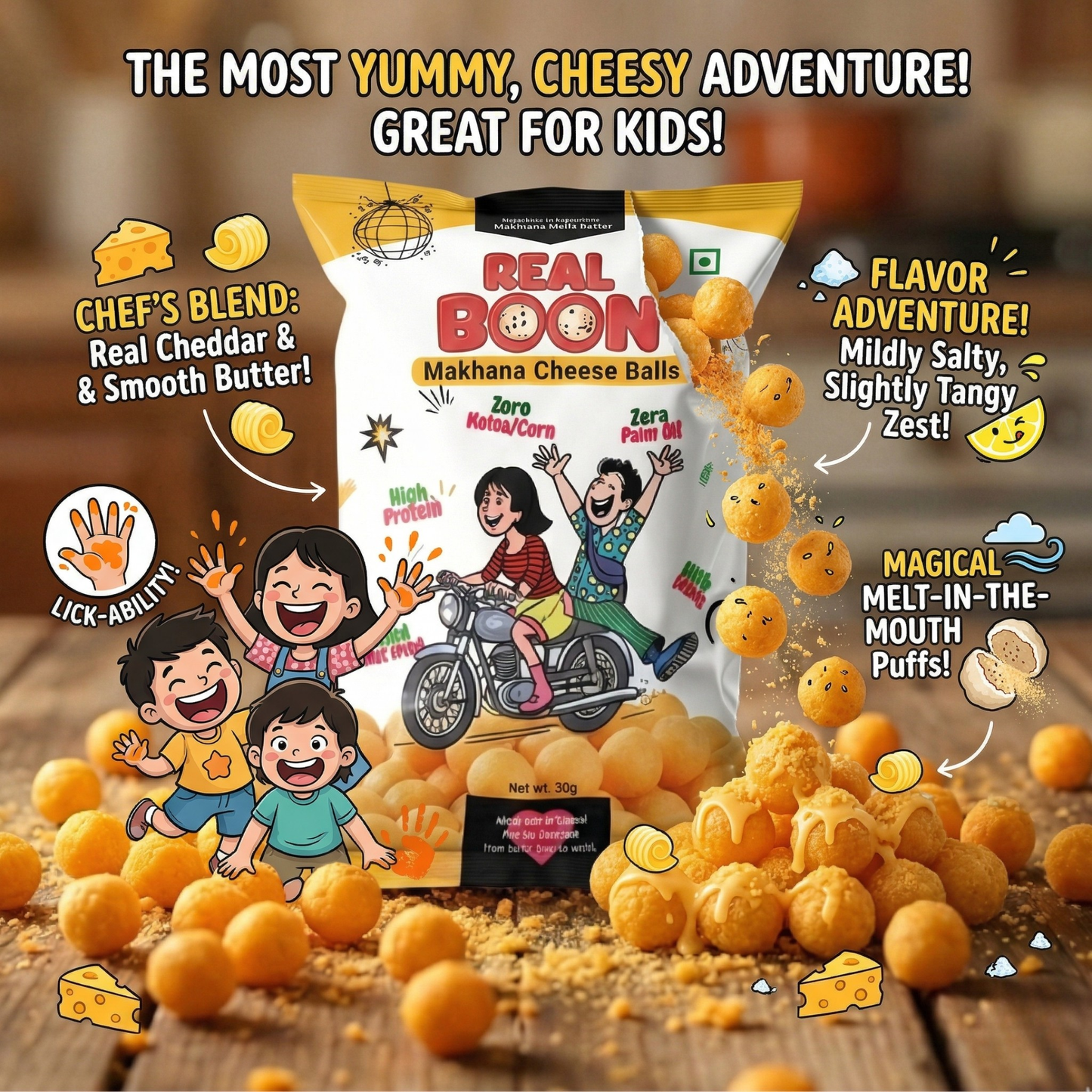 Makhana Millet Cheese Balls