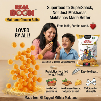 Makhana Millet Cheese Balls