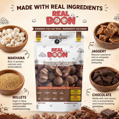 Real Boon - Makhana Millet Choco Cereal