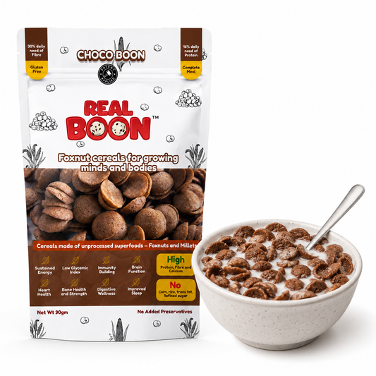 Real Boon - Makhana Millet Choco Cereal