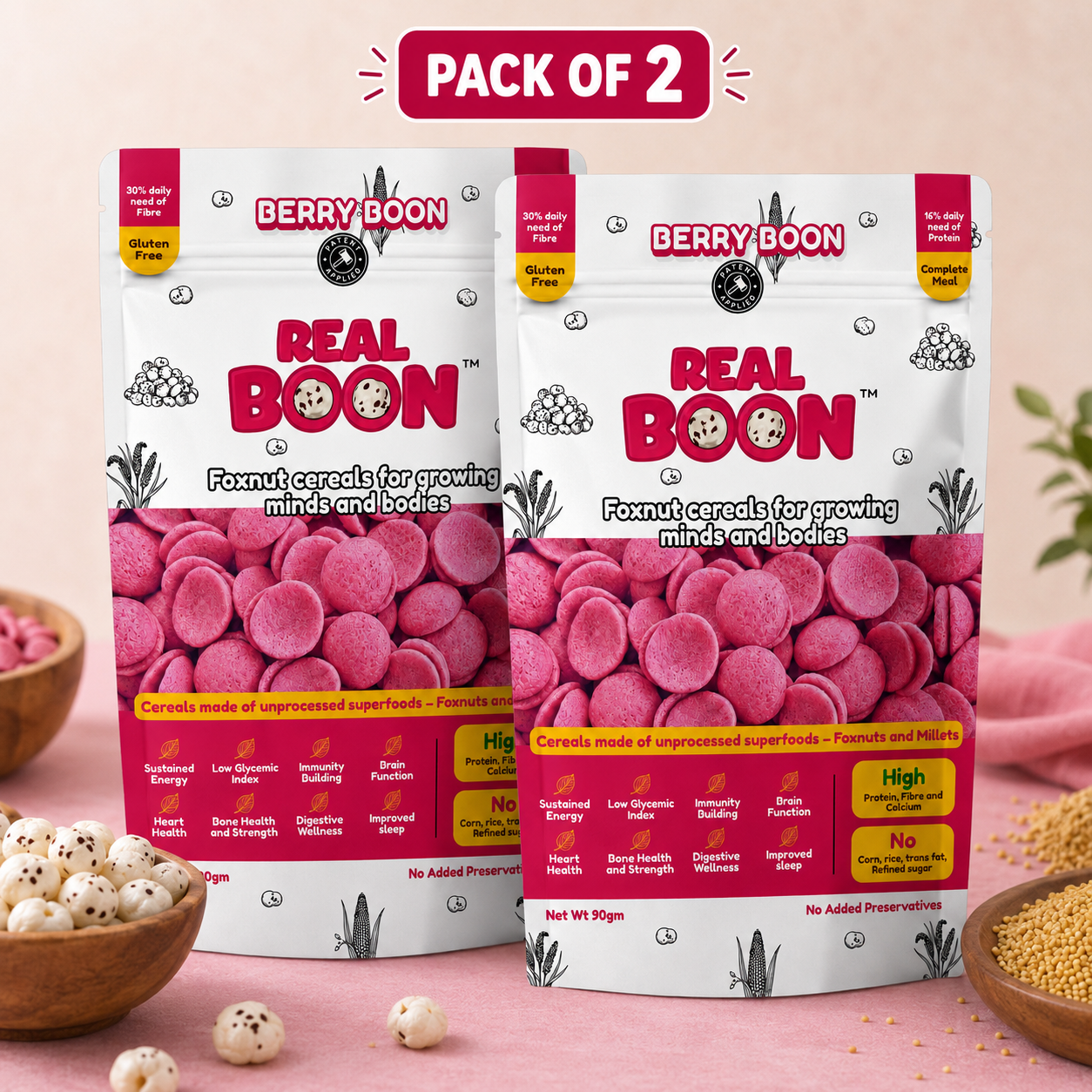 Berry Boon - Makhana Millet Berry Cereals