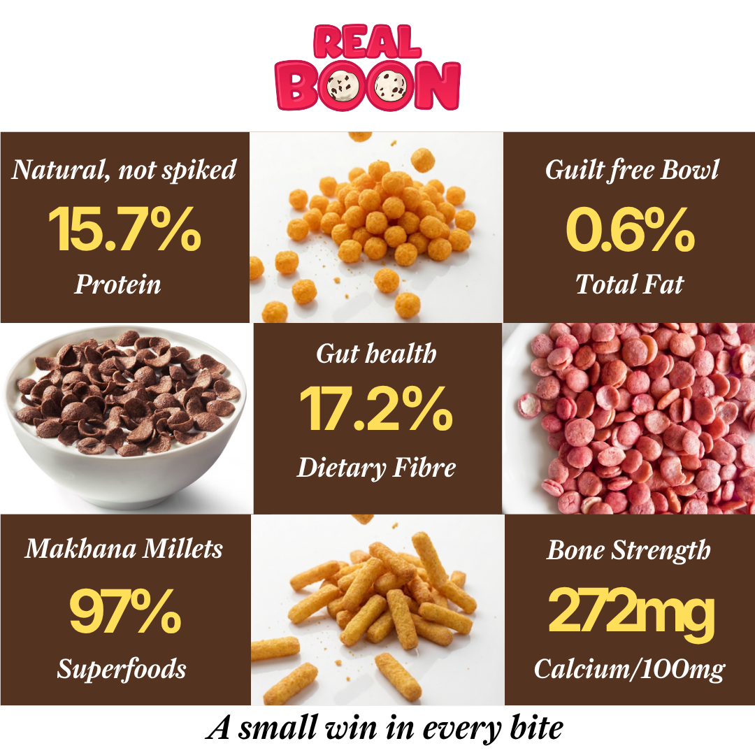 Real Boon - Makhana Millet Choco Cereal